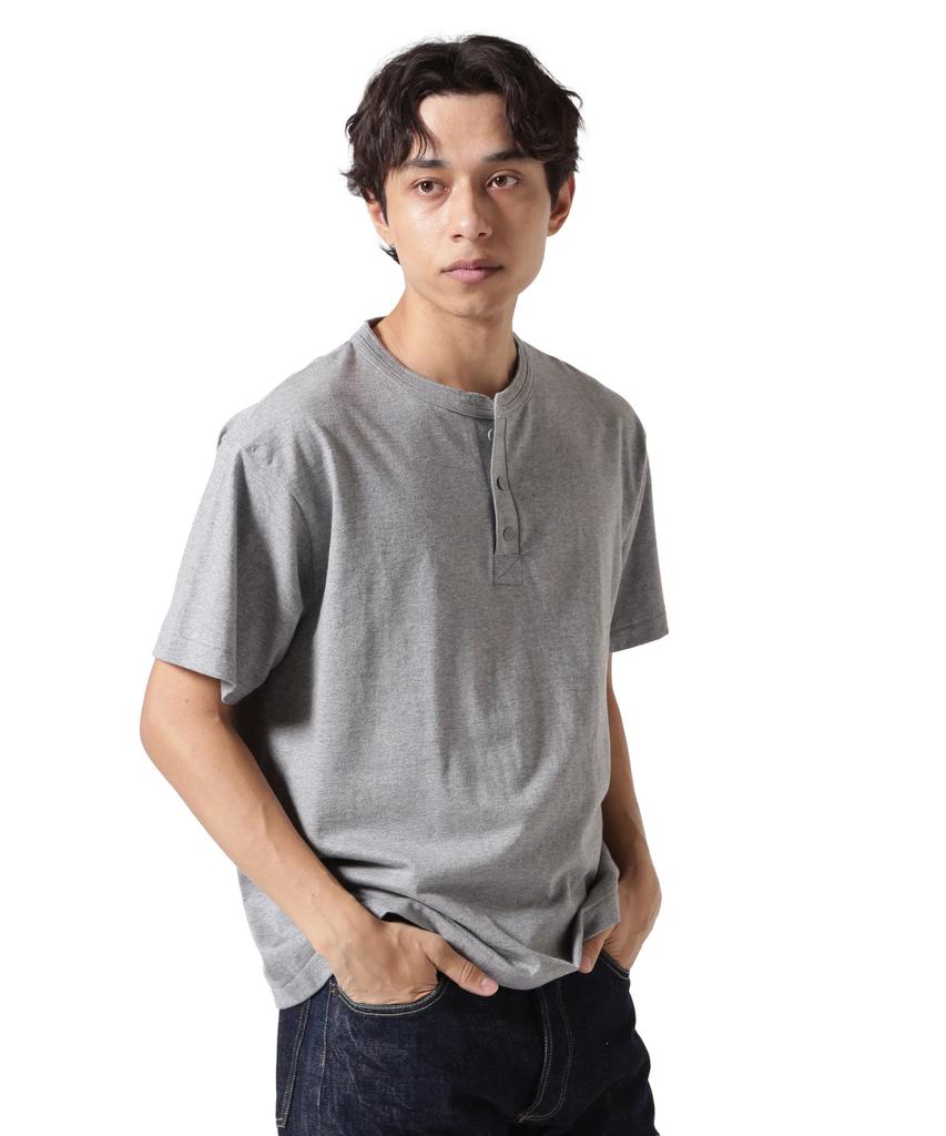 AVIREX HENLY NECK PACK T-SHIRT men's M 020 gray 783-5934019