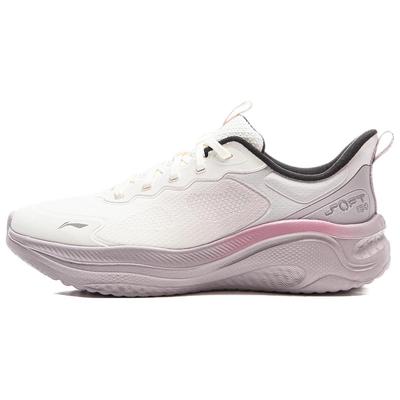 Li Ning Soft Go 2 Wms Простые Ретро Амортизирующие Легкие Низкие Повседневные Кроссовки Женские AGLV064-1