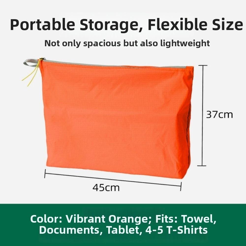 Portable Toiletry Bag Large Capacity Makeup Bag New Polyester Clothing Zipper Storage Bag
