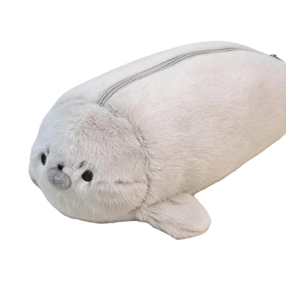 Animal Seal Doll Pen Pouch Large Capacity Stationery Storage Bag Little Seal Pencil Case  Daily Use