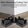Функциональный инструмент для измерения и резки под углом 2-в-1 85 180 градусов Регулируемый угол Угловой зажим Деревянные угловые зажимы Держатель и