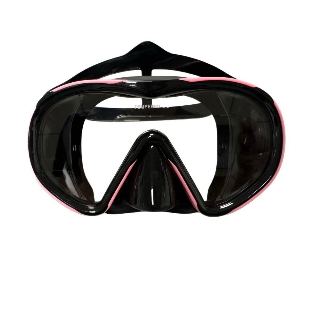 Большая силиконовая маска с полной сухой трубкой для снорклинга