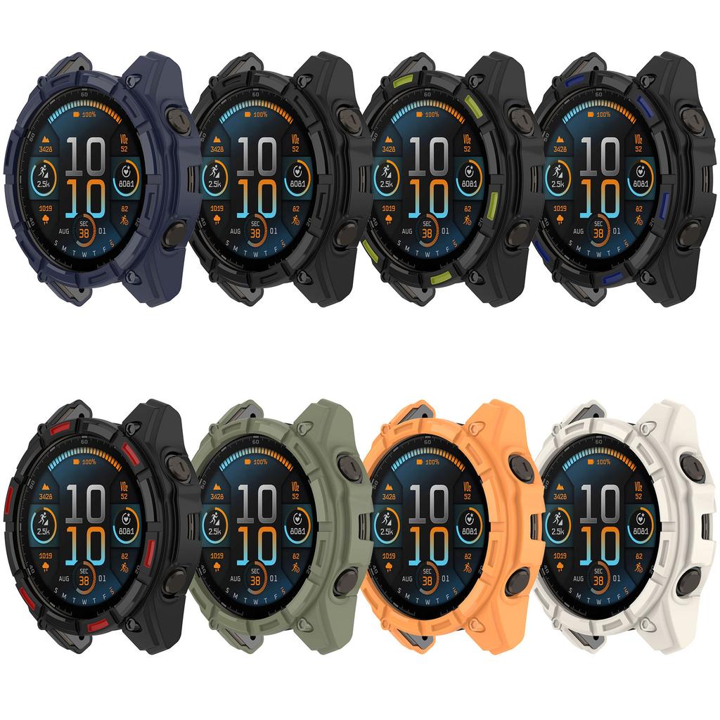 Защитный чехол TPU для Garmin Fenix 8 51 мм 47 мм SOLAR Мягкий силиконовый чехол-бампер Аксессуары для Fenix8 SOLAR Protector