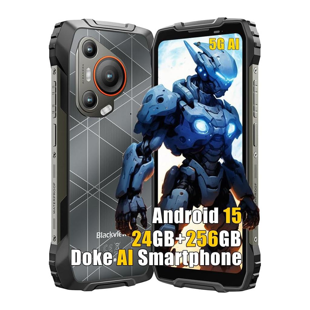 Blackview BL7000 5G 8GB 256GB Android 15 Rugged Smartphone 6.78 Inch 120HZ Mobile Phone 7500mAh