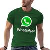WhatsApp Футболка на заказ Эстетичная одежда рубашки футболки с принтом мужская футболка с принтом
