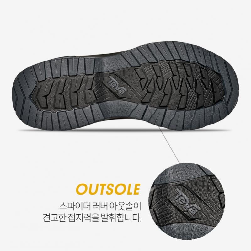 Teva Мужские уличные слипоны Hurricane Daybreaker Stvm2532953 Blk