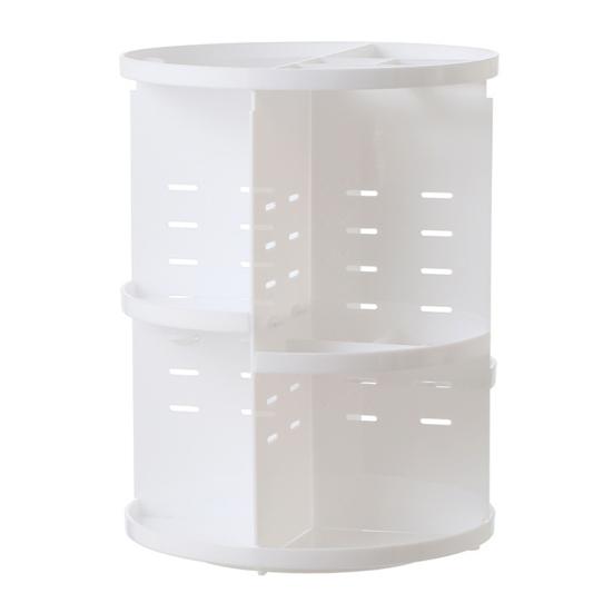 Органайзер для косметики, вместительный многоцелевой прозрачный вращающийся на 360 градусов органайзер для косметики