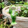 1Pcs Gardening Courtyard Bonsai Ornaments Decorative Crafts Cute Cartoon Sitting Down Frog Pot Resin Garden Home Decorations New