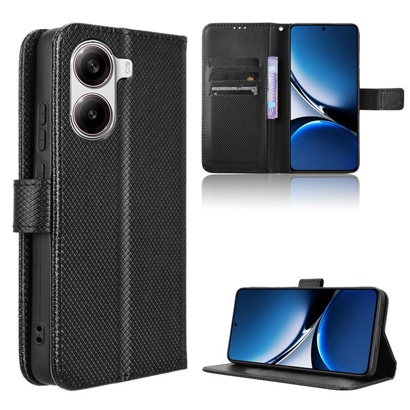 Для Poco X7 Pro 5G Чехол-кошелек с откидной крышкой и бриллиантами, защитный чехол-подставка для телефона Poco X7 Pro 5G