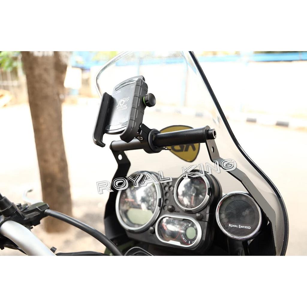 Black "GPS Mount" Fit For Royal Enfield Himalayan 411 BS6