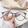 Строго отобранные ретро-очки с защитой от синего света для женщин, уличная фотография, простые очки, оправа, персонализированные плоские очки, расширенные возможности восприятия
