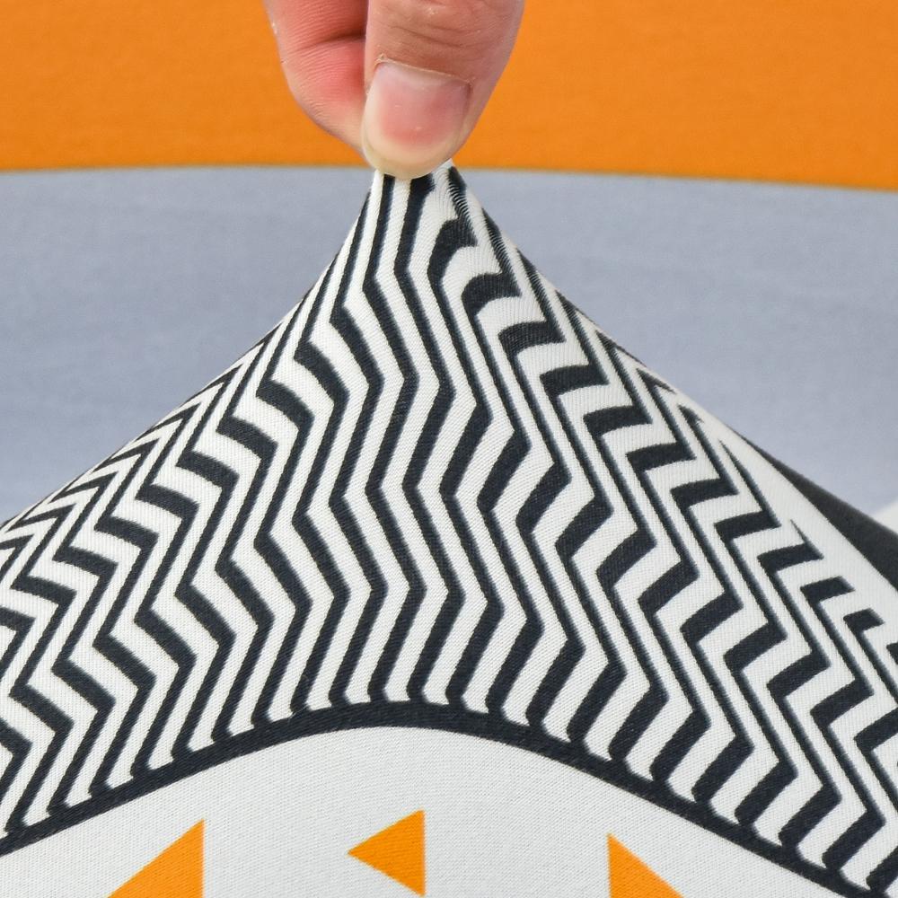 Эластичный чехол на офисное кресло с принтом и прочной молнией для кресел с высокой спинкой