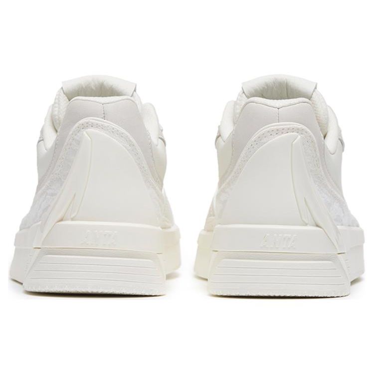 Anta Lifestyle Series Hayward GH Non-Slip Wear-Resistant Low-Top Sneakers Men Sneakers White 912318090-1