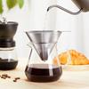 Reusable Coffee Filter Holder Versatile Double Layer Stainless Steel Coffee Tea Strainer Coffee Accessories Coffee Making Tool