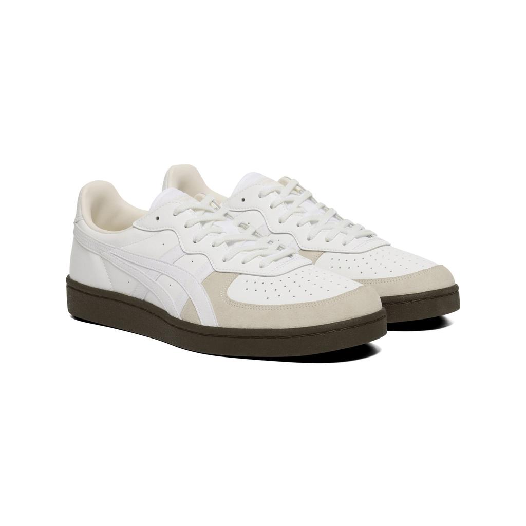 ONITSUKA TIGER Повседневная обувь унисекс из синтетической кожи GSM и спилка коровьей кожи, белая 1183A353-137