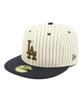Кепка New Era 59FIFTY MLB Pinstripe LA Chrome 7 5950 PIN STRIPE LOSDOD CHR NVY 3/4