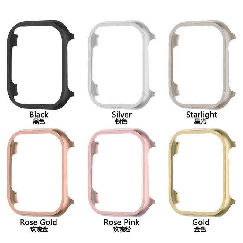 Aluminum Alloy Case For Apple Watch Ultra 2 49mm 11 10 9 8 7 6 5 4 SE Protective Frame Shell iWatch 46mm 45mm 41mm 44mm 42/40mm