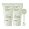 Мыло-маска с AHA/BHA кислотами и экстрактом зеленой сливы Sebum Zero Pack 130 г × 2 + Щеточка для очищения пор