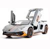 1:32-масштабная модель автомобиля Lambo LP780, игрушечный автомобиль из цинкового сплава со звуком и светом для детей, мальчиков и девочек