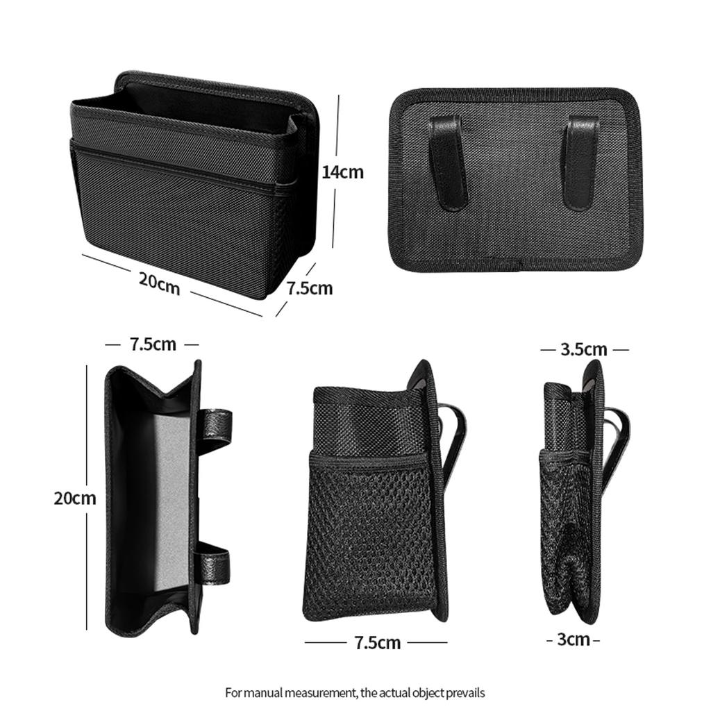 Автомобильный мусор Многофункциональный, Автомобильный мешок для мусора, Автомобильный органайзер для хранения, Маленький, Большая вместимость, Подвесной