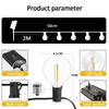 Outdoor31LED лампы Свадебный Кемпинг Декор Лампа Солнечная Энергия Гирлянды Сказочное Освещение Для Вечеринки Сад Рождество