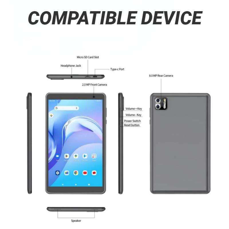 Тонкий чехол для NEWISION VOLENTEX L8/PRITOM Tronpad B8 8 "Tablet PC, мягкий силиконовый противоударный чехол с задней подставкой