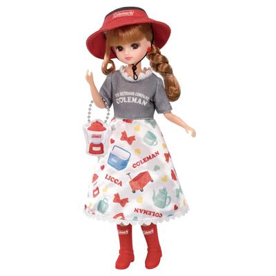 TAKARA TOMY Кукольный лагерь Дайсуки с игрушкой Play Toy Ages Licca-chan LD-09 Licca-chan (Сотрудничество Коулмэн) Переодевалка 3+