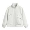 Li Ning CF Reflective Loose Fit Long Sleeve Jacket Women Jackets Light-Grey AJDU284-1