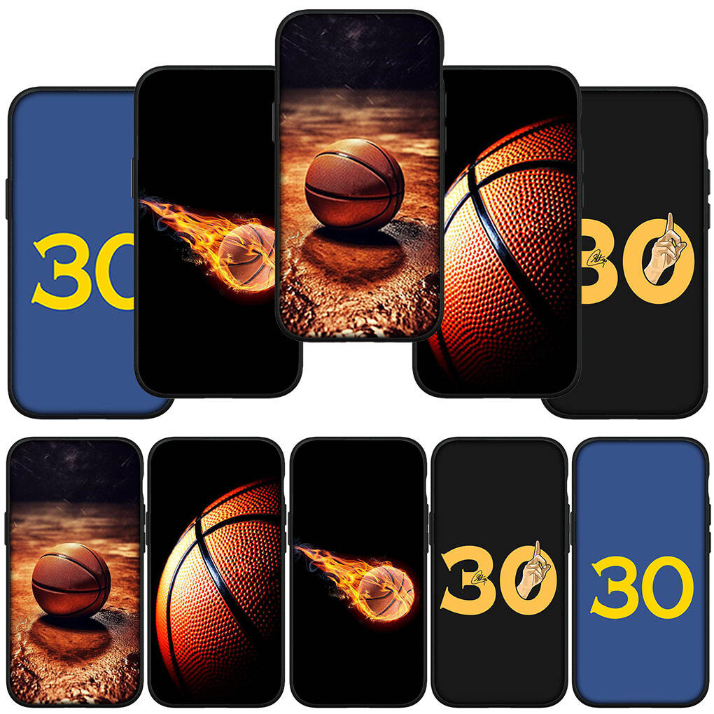 Phone Case for Samsung Galaxy S25 S23 S22 S24 Ultra FE Plus A05 A06 A15 A16 A36 A37 A35 A54 A55 A56 A57 A25 A53 A17 Basketball Sports No 30 No30 Cover