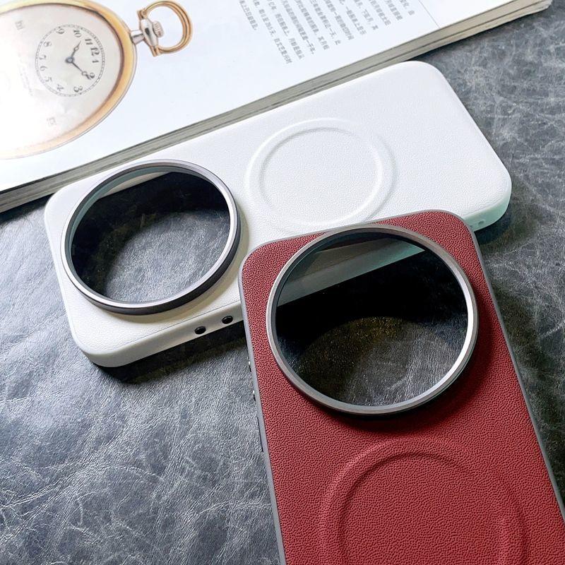 Для Xiaomi Mi 17 Ultra Чехол Роскошный Веганская Кожа Магнитный MagSafe Защитная Задняя Крышка Для Xiaomi Mi 17 15 14 Ultra Чехол Телефона