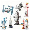 Нетоксичные Moc Aerospaces Строительные Блоки Модель Пилотируемая Ракета Космический Корабль Стартовый Центр Космос Космические Корабли Авиационный Город Наборы Кирпичей Идеи