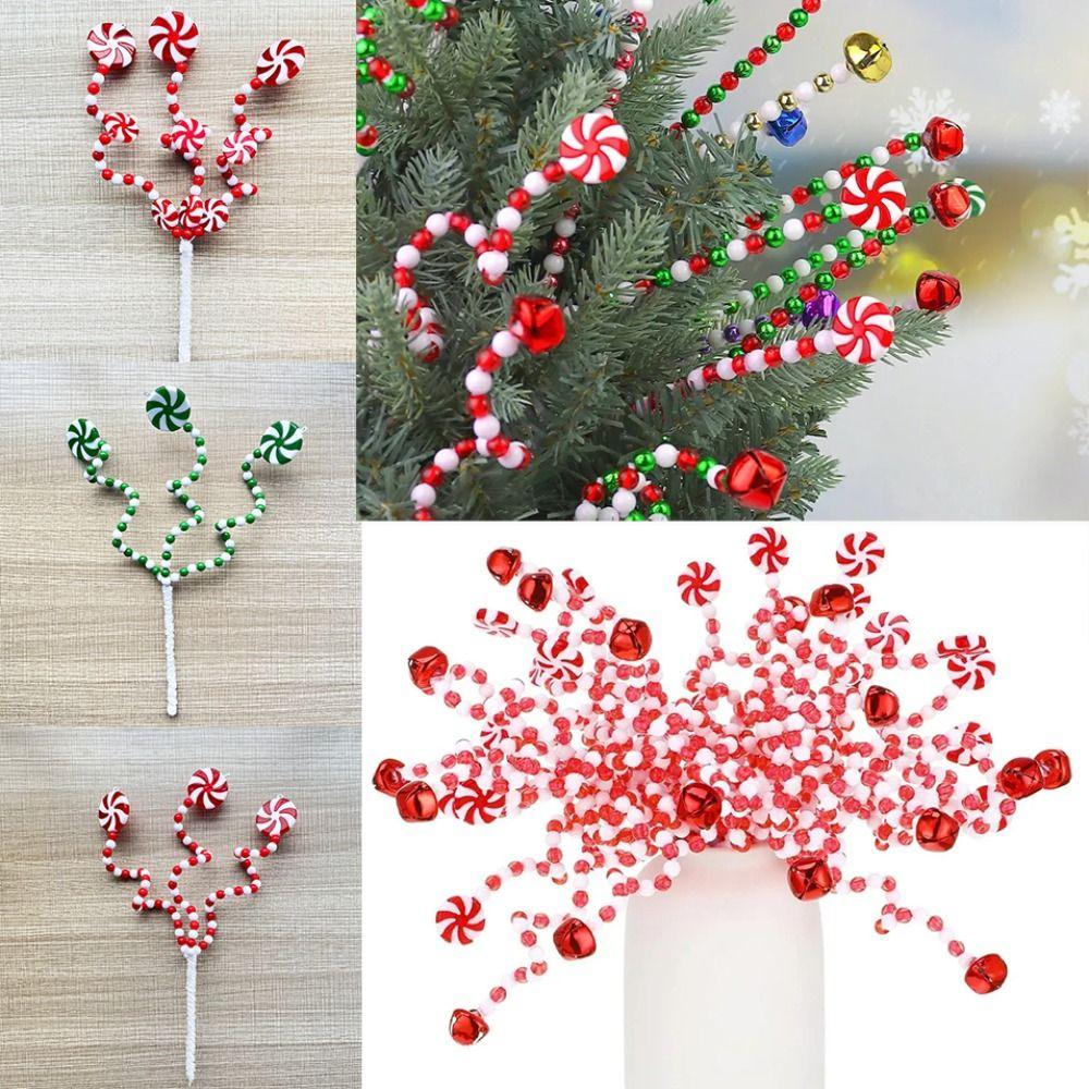 Wedding Bouquet Christmas Candy Cane Bifurcation Lollipop Christmas Tree Decor Home Decor