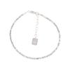 Minimalist Thin Chain Bracelet Women With Delicate Beads Geometric Design Stackable Copper Jewelry