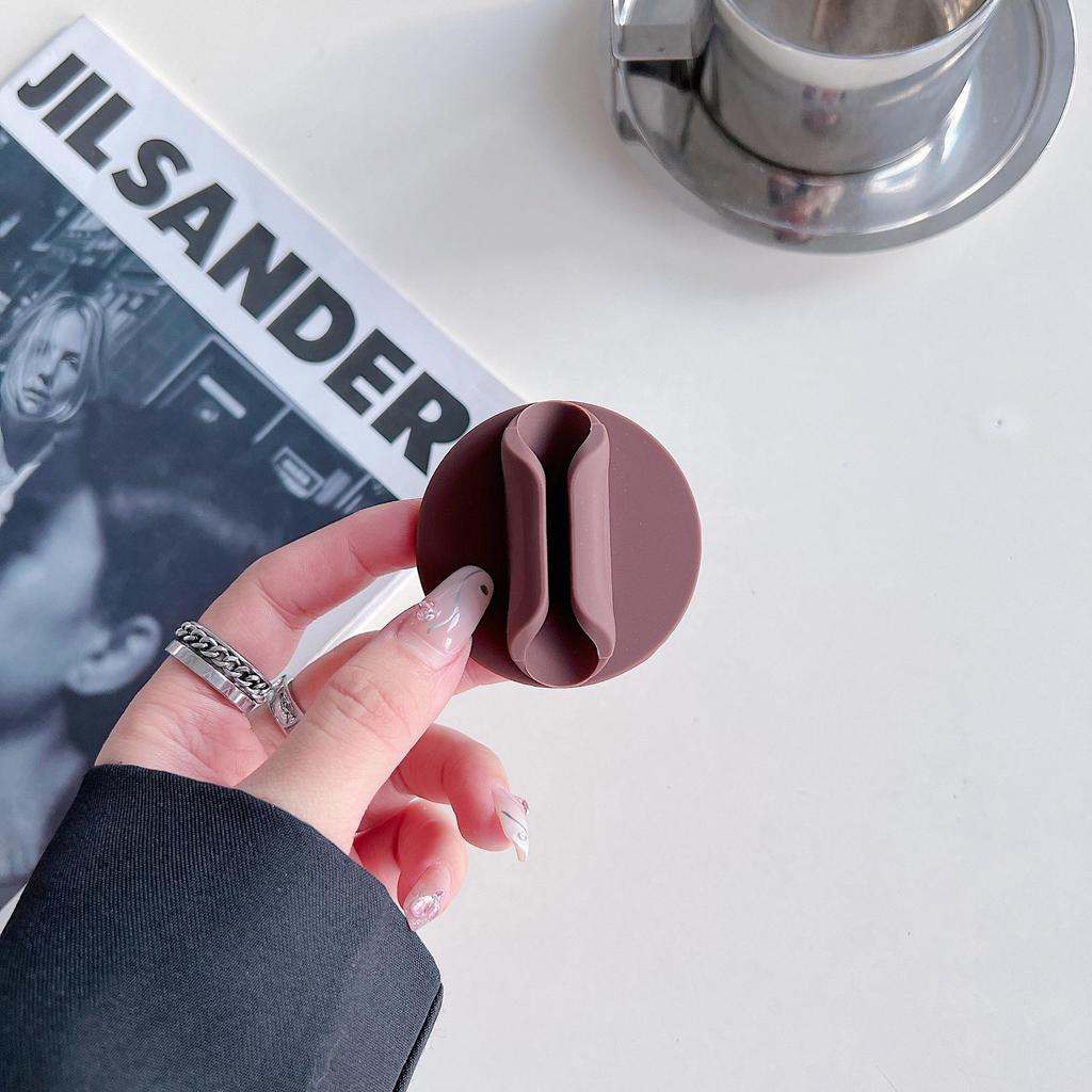 Силиконовый чехол для телефона с 3M-адгезивом, держатель для губной помады и подставка