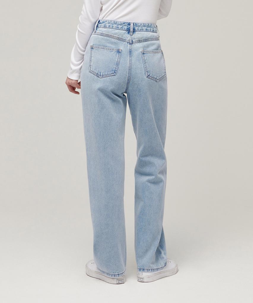 MUSINSA STANDARD WOMAN Women'S Straight Denim Pants [Light Indigo]
