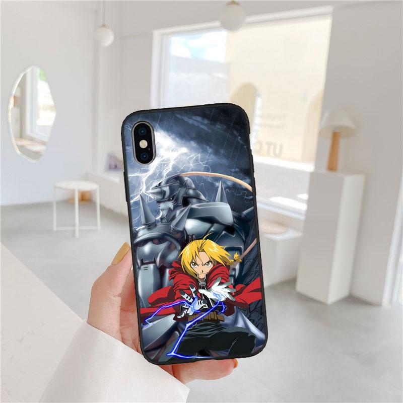LO45 Fullmetal Alchemist Soft Shell Phone Case for Redmi Note 8 9 Pro Max 9S 9T 9C NFC 8T 8A 10A A4