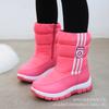 Fashion Versatile Children's Snow Boots Winter New Children's High-top Winter Boots Classmates Velvet Warm Cotton Boots