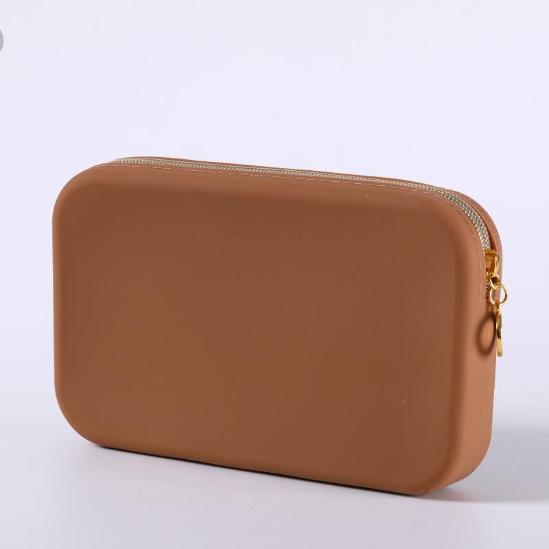Silicone Storage Bag with Zipper for Phone Cables