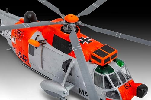 Немецкий Revell 1/72 Westland Sea King Mk.41 Пластиковая модель 03785 (Вертолет)