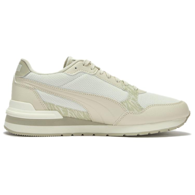 Puma St Runner V4 Animal Fever Удобные Универсальные Прочные Поддержка Низкий Верх Повседневная Обувь для Образа Жизни Женские кроссовки Молочно-Белый 399669-01