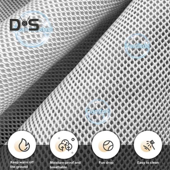 Поднятая кровать для кошки, отдельно стоящая круглая кровать-гамак для кошки со съемной моющейся сеткой, охлаждающая кровать для сна для кошек и собак