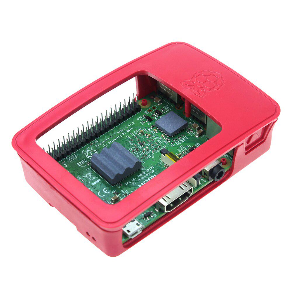 Aokin Case For Raspberry Pi Case Black White Red Protective Shell Cover For Raspberry Pi Couqe 3 B
