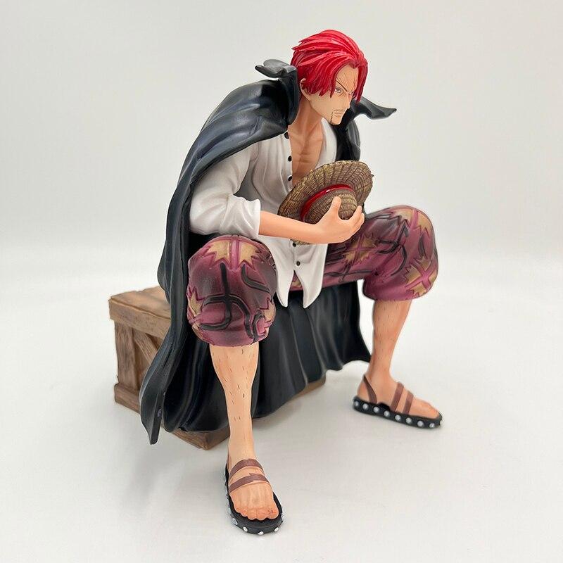 18 см Фигурка Аниме One Piece Шанкс Четыре Императора Рыжеволосый Шанкс Фигурка Действия Взрослый Коллекционная Модель Кукла Игрушки Подарок