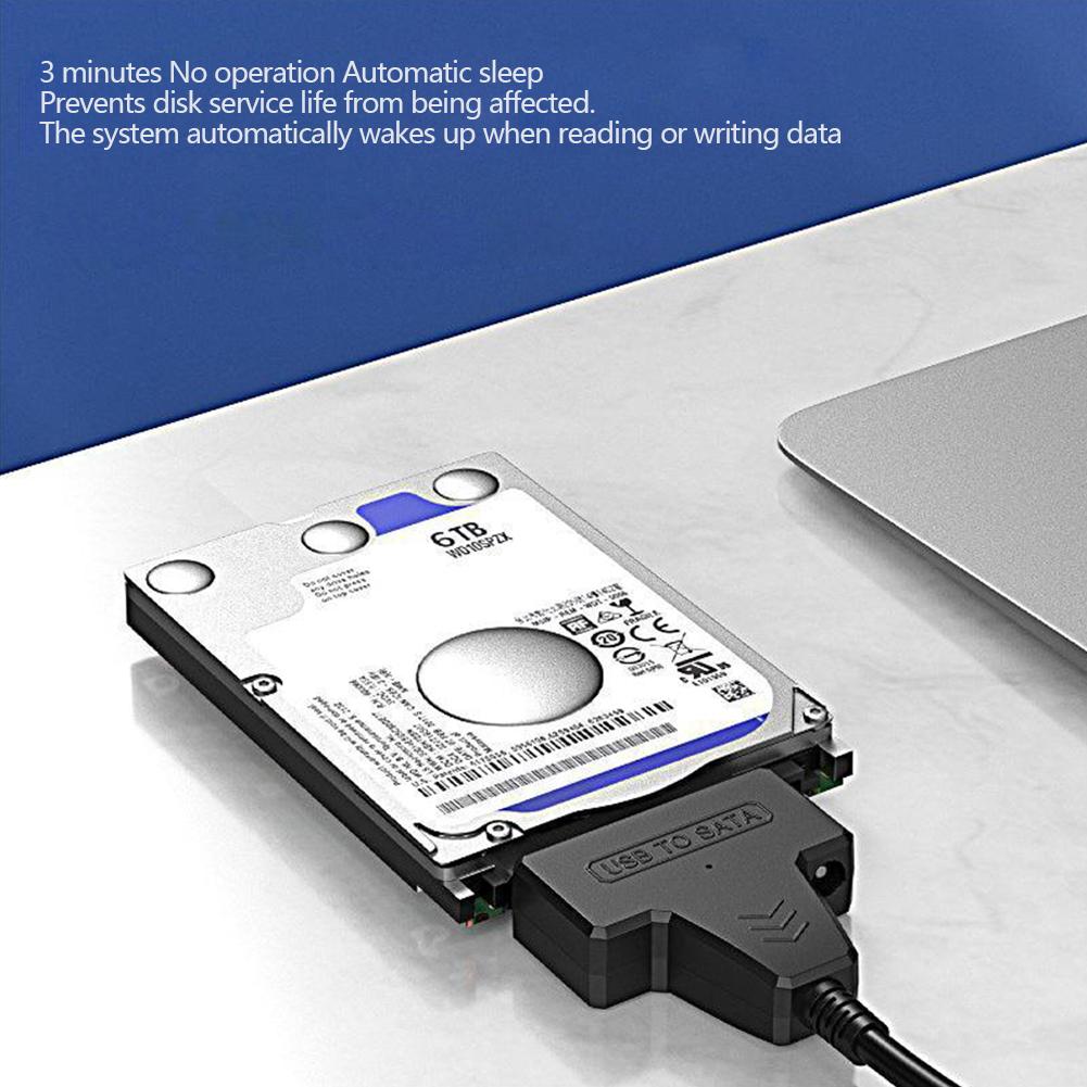Hard Disk Adapter Cable 2.5 Inch USB Easy Drive Cable Hard Drive Easy Drive Line SATA22 Pin String Oral Line