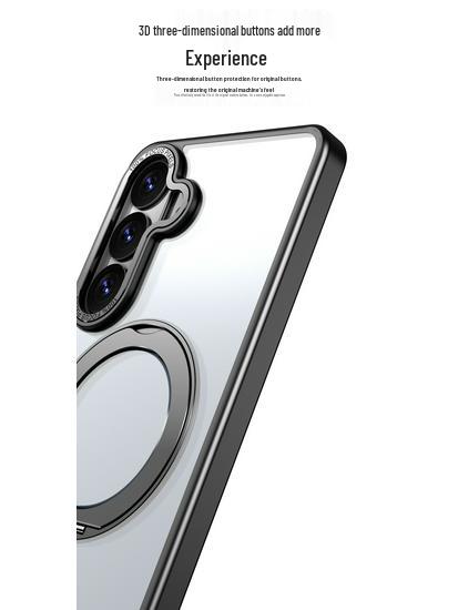 Чехол для телефона Samsung S26 Ultra с вращающейся на 360° подставкой - Ударопрочный защитный чехол для S25/S24 Plus