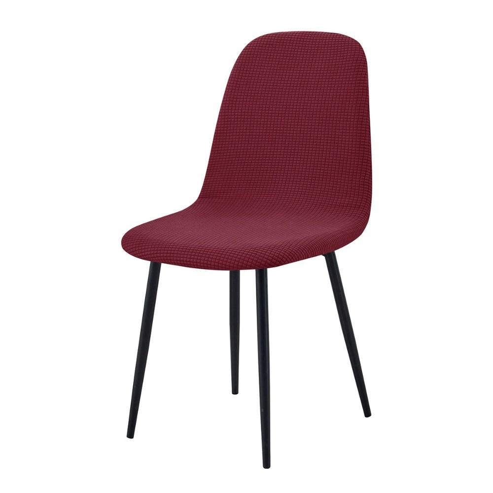 Stretch Jacquard Dining Chair Cover Elastic Spandex Kitchen Chair Cover Dining Room