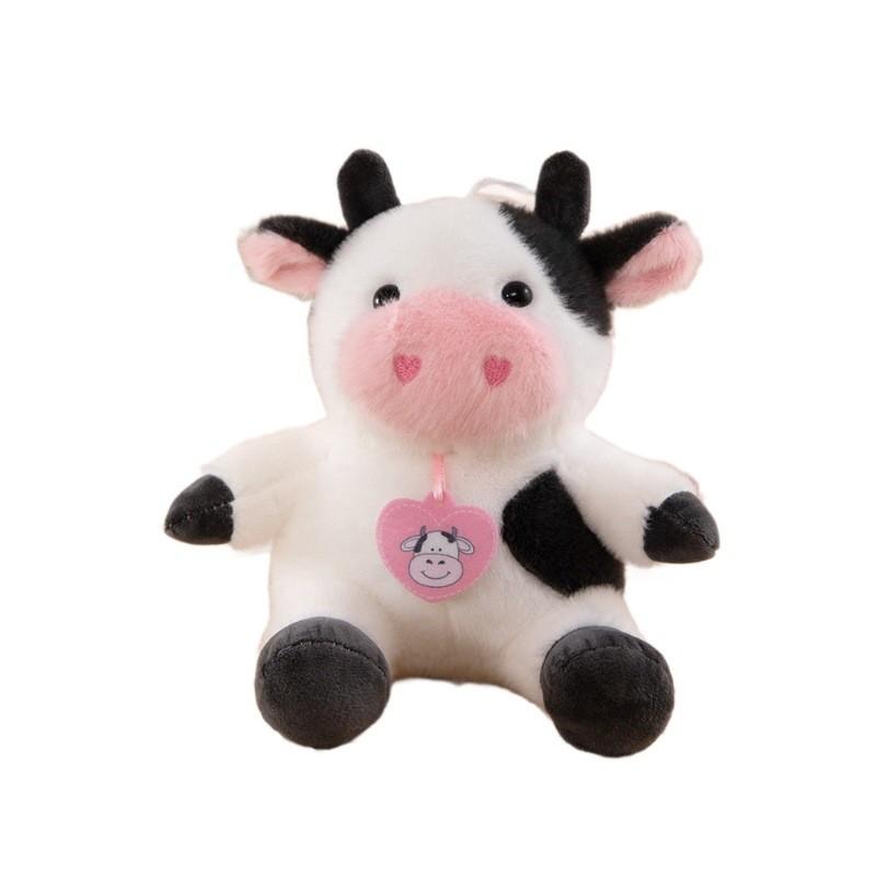Plush Cow Toy With Pp Cotton Filling For Kids And Adults Collectible Gift