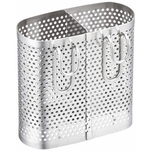 PEARL METAL Stainless Steel Perforated Dish Drainer Pocket, At Aqua, HB-3943, Silver