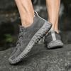 Модная уличная обувь на шнуровке, мужские повседневные кроссовки из замшевой кожи, мужская нескользящая обувь для хайкинга, дышащая трекинговая обувь, Tenis Masculino