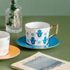 Blue Eye Ceramic Coffee cup European Fashion Coffee cup Dish Set Home Afternoon Tea Tea Cup tea cups and saucer sets  coffee cup